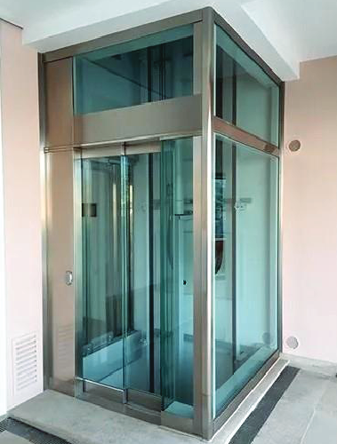 full glass door